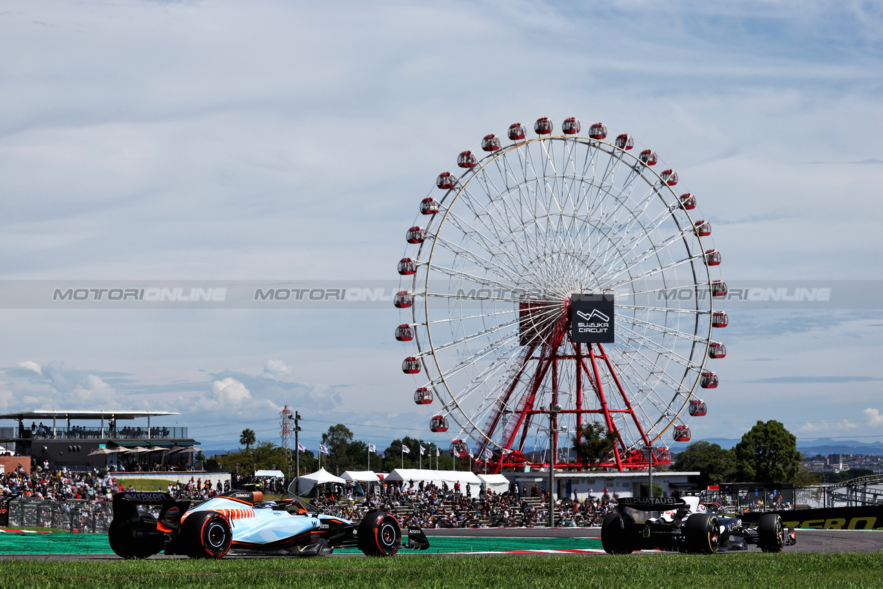 GP GIAPPONE, Logan Sargeant (USA) Williams Racing FW45.

23.09.2023. Formula 1 World Championship, Rd 17, Japanese Grand Prix, Suzuka, Japan, Qualifiche Day.

- www.xpbimages.com, EMail: requests@xpbimages.com © Copyright: Moy / XPB Images