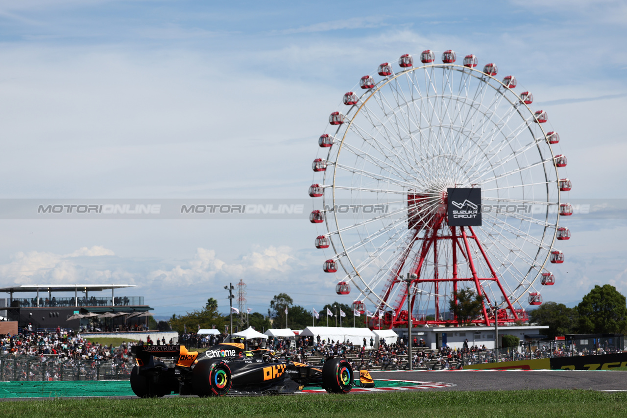 GP GIAPPONE, Lando Norris (GBR) McLaren MCL60.

23.09.2023. Formula 1 World Championship, Rd 17, Japanese Grand Prix, Suzuka, Japan, Qualifiche Day.

- www.xpbimages.com, EMail: requests@xpbimages.com © Copyright: Moy / XPB Images
