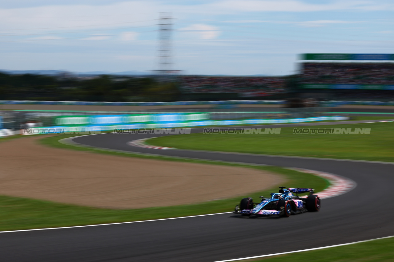 GP GIAPPONE, Esteban Ocon (FRA) Alpine F1 Team A523.

23.09.2023. Formula 1 World Championship, Rd 17, Japanese Grand Prix, Suzuka, Japan, Qualifiche Day.

 - www.xpbimages.com, EMail: requests@xpbimages.com © Copyright: Coates / XPB Images