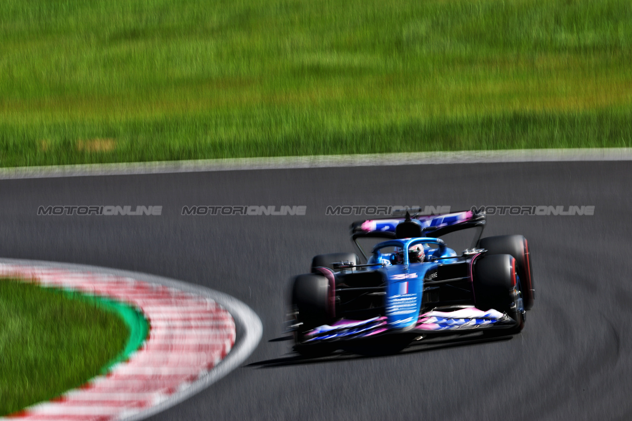 GP GIAPPONE, Esteban Ocon (FRA) Alpine F1 Team A523.

23.09.2023. Formula 1 World Championship, Rd 17, Japanese Grand Prix, Suzuka, Japan, Qualifiche Day.

 - www.xpbimages.com, EMail: requests@xpbimages.com © Copyright: Coates / XPB Images