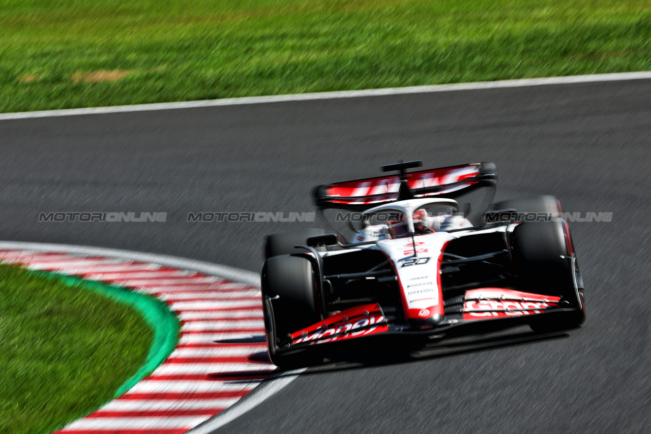 GP GIAPPONE, Kevin Magnussen (DEN) Haas VF-23.

23.09.2023. Formula 1 World Championship, Rd 17, Japanese Grand Prix, Suzuka, Japan, Qualifiche Day.

 - www.xpbimages.com, EMail: requests@xpbimages.com © Copyright: Coates / XPB Images