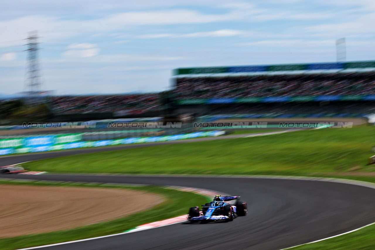 GP GIAPPONE, Pierre Gasly (FRA) Alpine F1 Team A523.

23.09.2023. Formula 1 World Championship, Rd 17, Japanese Grand Prix, Suzuka, Japan, Qualifiche Day.

 - www.xpbimages.com, EMail: requests@xpbimages.com © Copyright: Coates / XPB Images