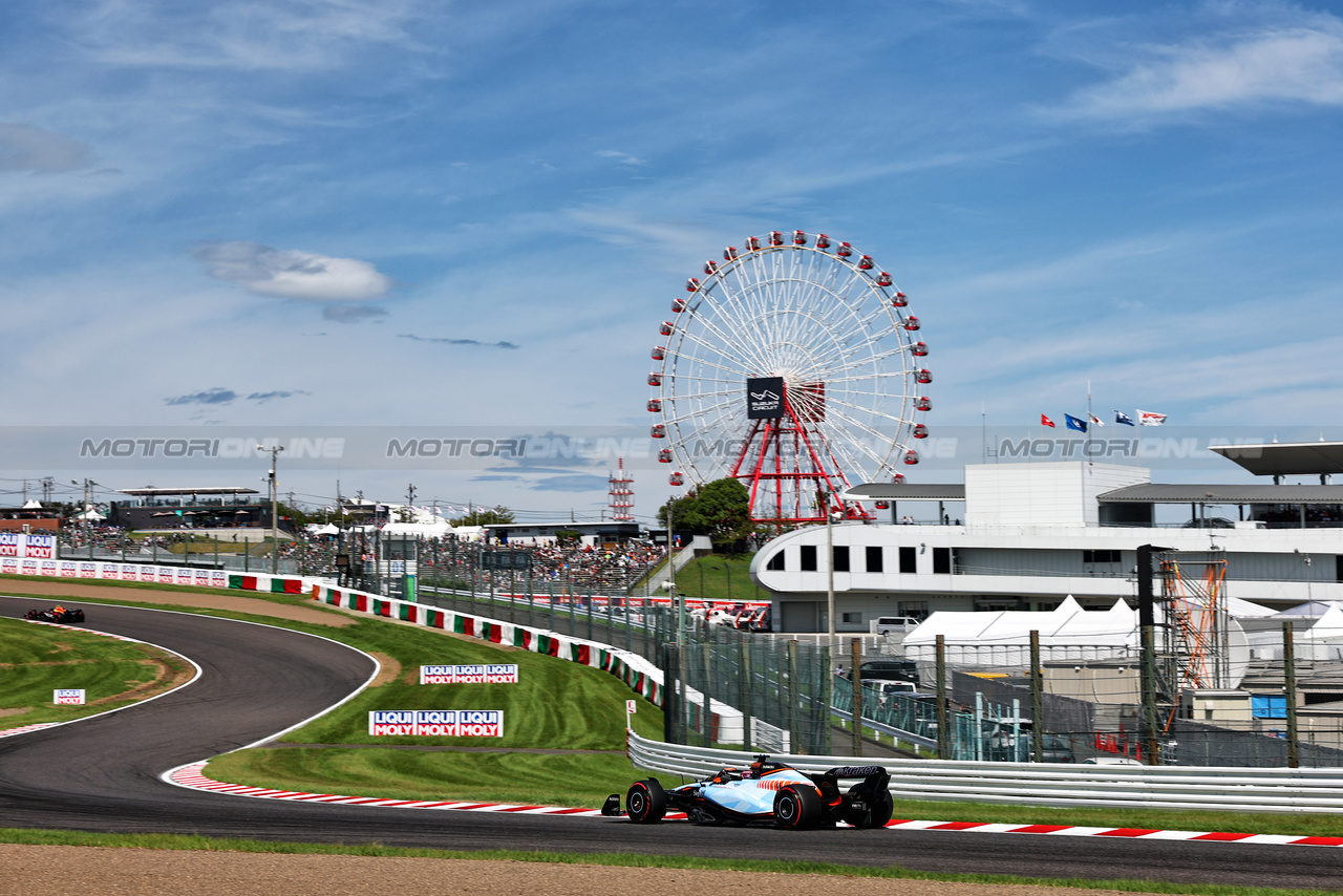 GP GIAPPONE, Alexander Albon (THA) Williams Racing FW45.

23.09.2023. Formula 1 World Championship, Rd 17, Japanese Grand Prix, Suzuka, Japan, Qualifiche Day.

 - www.xpbimages.com, EMail: requests@xpbimages.com © Copyright: Coates / XPB Images