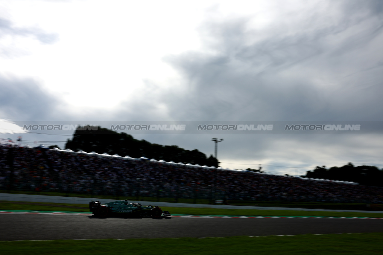 GP GIAPPONE, Fernando Alonso (ESP) Aston Martin F1 Team AMR23.

23.09.2023. Formula 1 World Championship, Rd 17, Japanese Grand Prix, Suzuka, Japan, Qualifiche Day.

- www.xpbimages.com, EMail: requests@xpbimages.com © Copyright: Charniaux / XPB Images