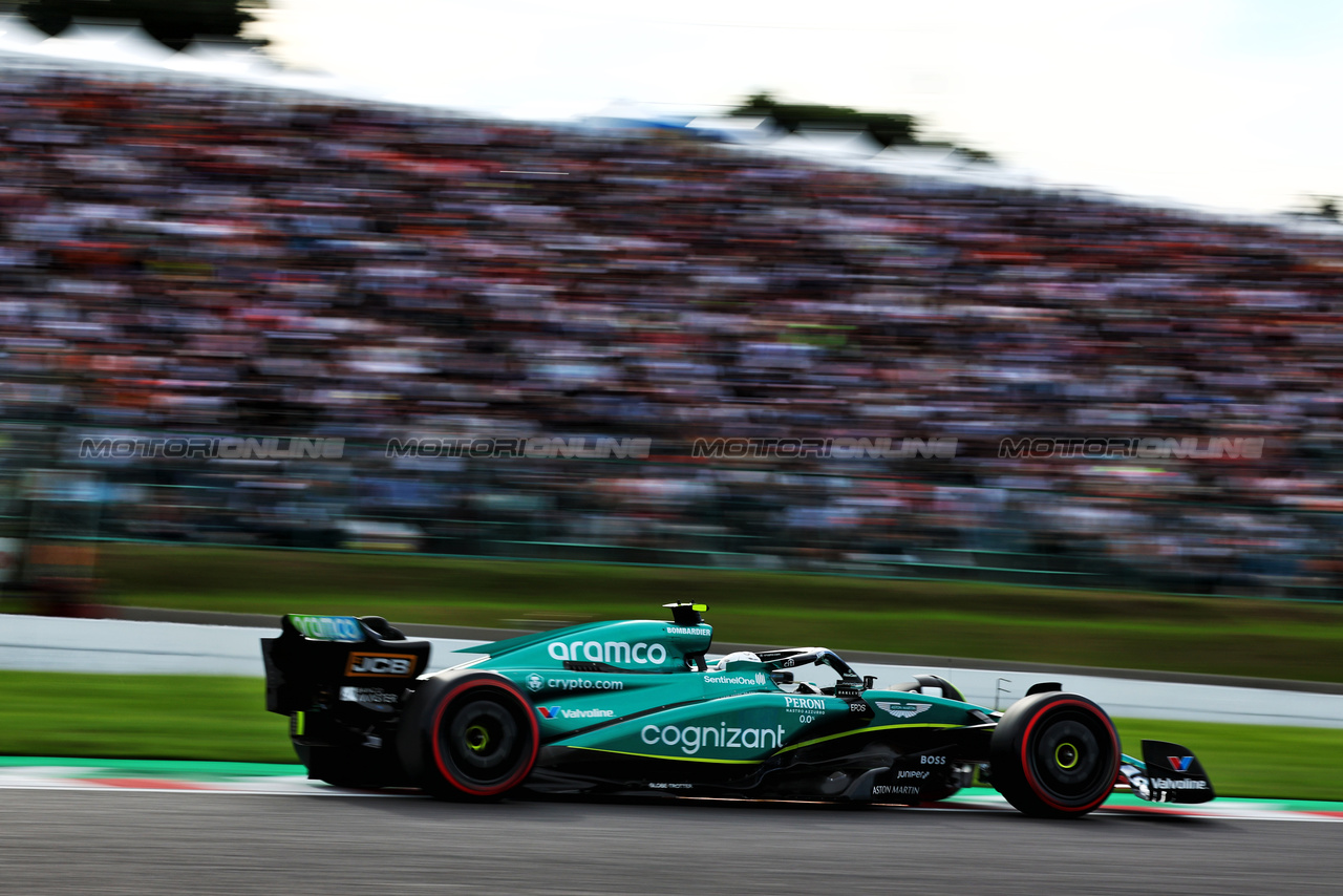 GP GIAPPONE, Fernando Alonso (ESP) Aston Martin F1 Team AMR23.

23.09.2023. Formula 1 World Championship, Rd 17, Japanese Grand Prix, Suzuka, Japan, Qualifiche Day.

- www.xpbimages.com, EMail: requests@xpbimages.com © Copyright: Charniaux / XPB Images