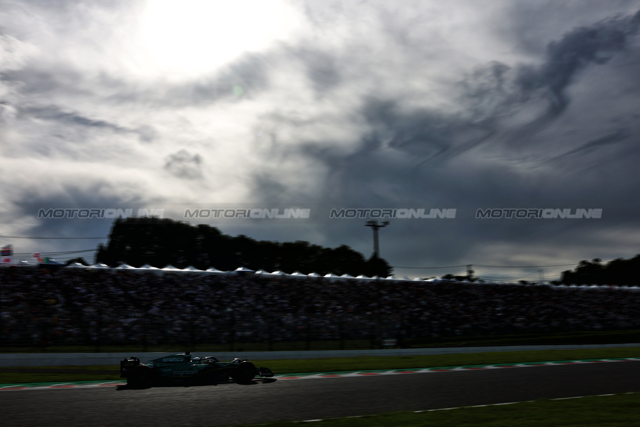 GP GIAPPONE, Lance Stroll (CDN) Aston Martin F1 Team AMR23.

23.09.2023. Formula 1 World Championship, Rd 17, Japanese Grand Prix, Suzuka, Japan, Qualifiche Day.

- www.xpbimages.com, EMail: requests@xpbimages.com © Copyright: Charniaux / XPB Images