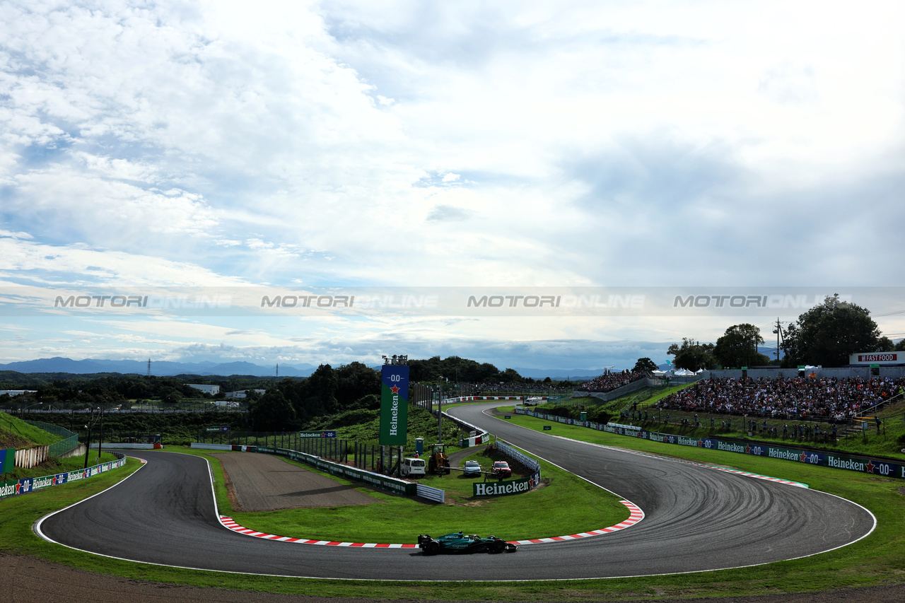 GP GIAPPONE, Lance Stroll (CDN) Aston Martin F1 Team AMR23.

23.09.2023. Formula 1 World Championship, Rd 17, Japanese Grand Prix, Suzuka, Japan, Qualifiche Day.

 - www.xpbimages.com, EMail: requests@xpbimages.com © Copyright: Coates / XPB Images