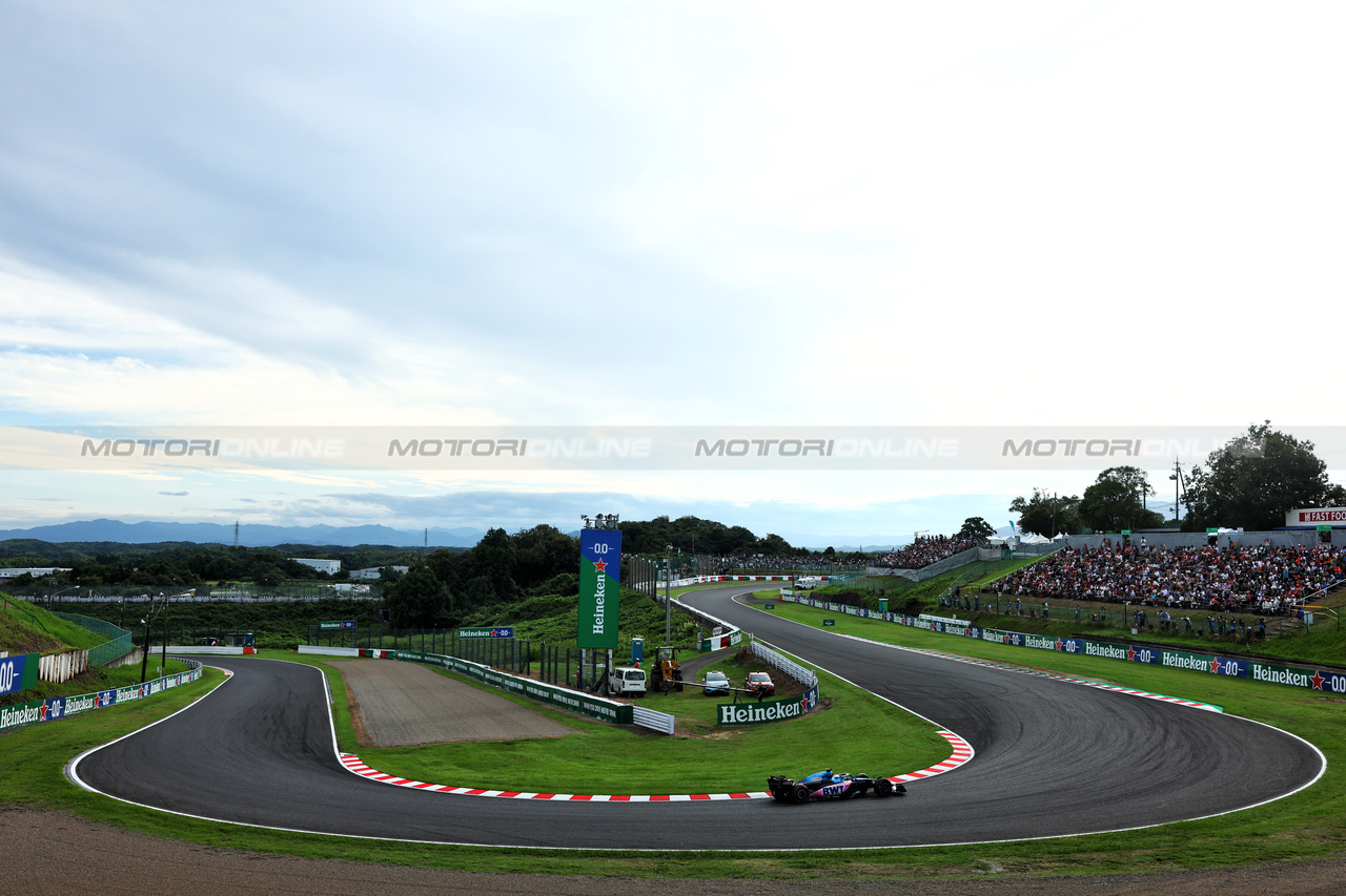 GP GIAPPONE, Esteban Ocon (FRA) Alpine F1 Team A523.

23.09.2023. Formula 1 World Championship, Rd 17, Japanese Grand Prix, Suzuka, Japan, Qualifiche Day.

 - www.xpbimages.com, EMail: requests@xpbimages.com © Copyright: Coates / XPB Images
