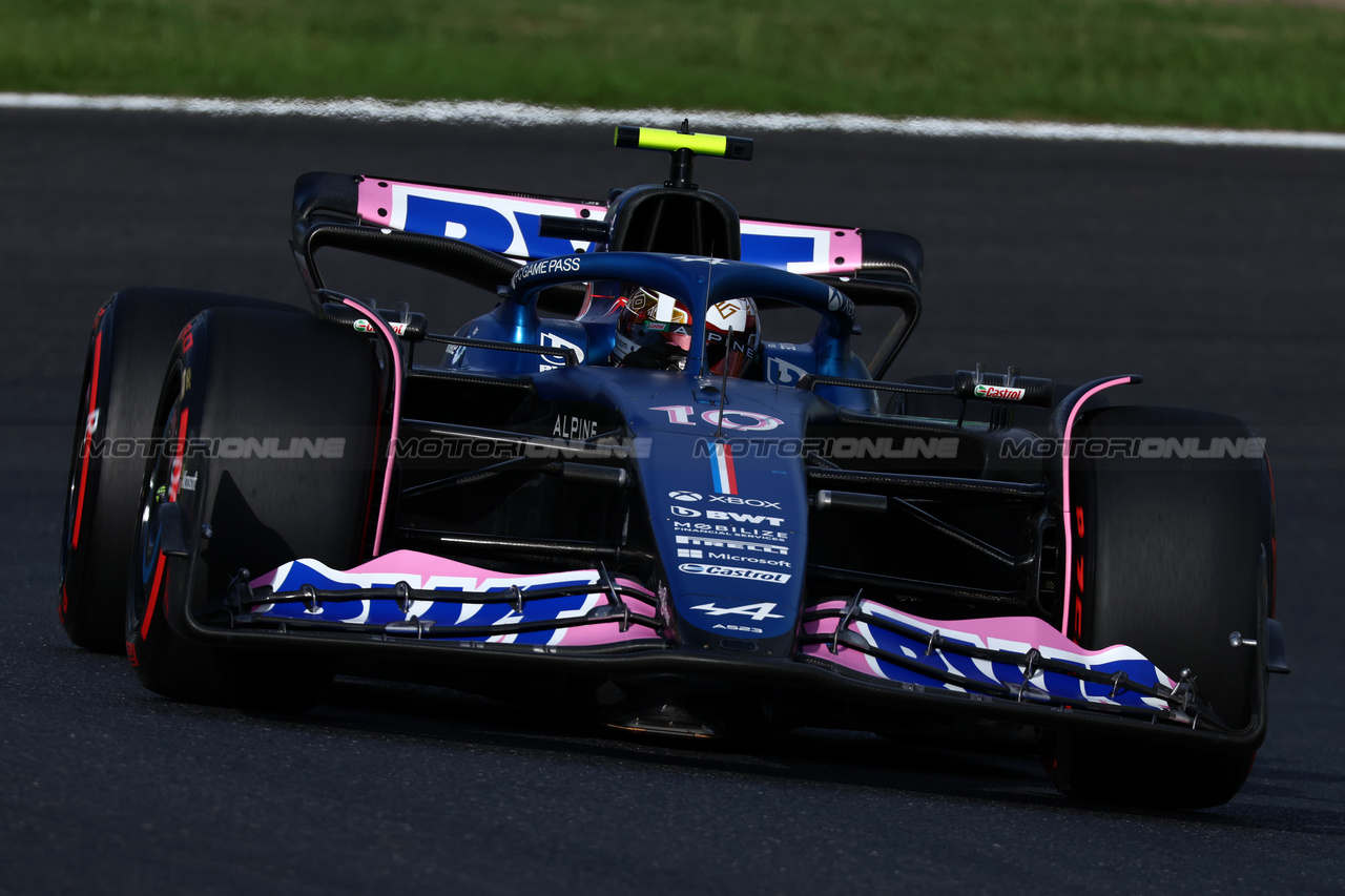 GP GIAPPONE, Pierre Gasly (FRA) Alpine F1 Team A523.

23.09.2023. Formula 1 World Championship, Rd 17, Japanese Grand Prix, Suzuka, Japan, Qualifiche Day.

 - www.xpbimages.com, EMail: requests@xpbimages.com © Copyright: Coates / XPB Images
