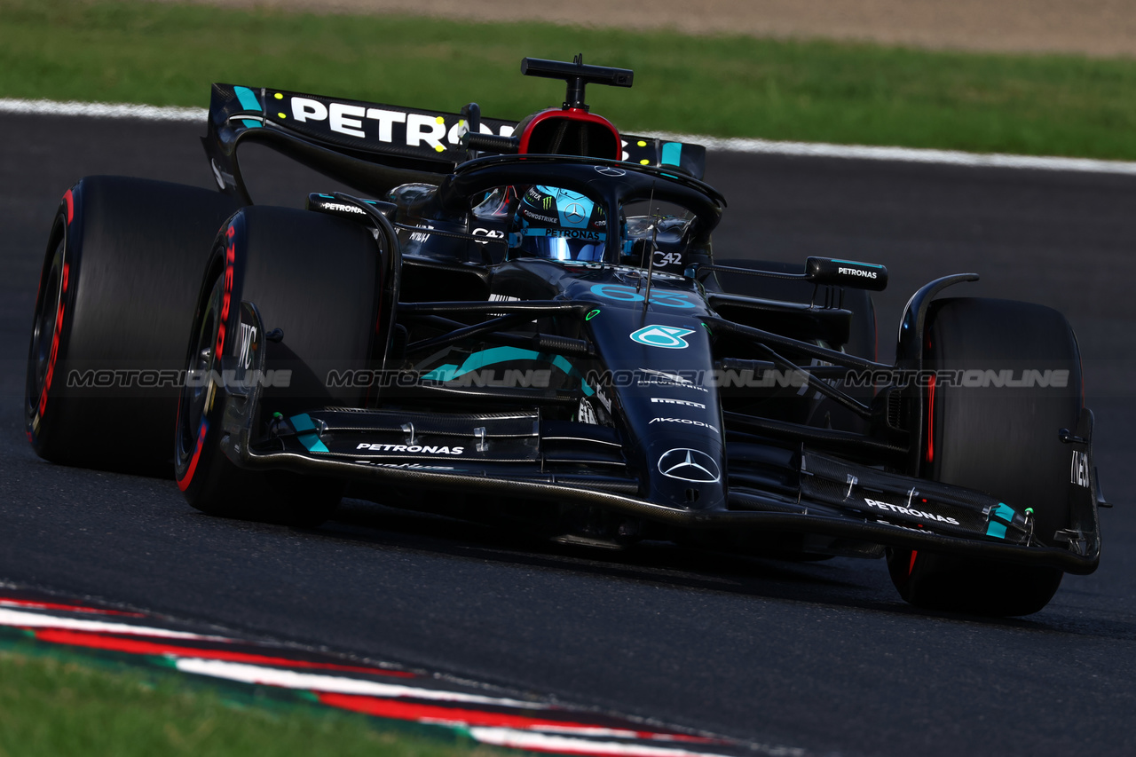 GP GIAPPONE, George Russell (GBR) Mercedes AMG F1 W14.

23.09.2023. Formula 1 World Championship, Rd 17, Japanese Grand Prix, Suzuka, Japan, Qualifiche Day.

 - www.xpbimages.com, EMail: requests@xpbimages.com © Copyright: Coates / XPB Images