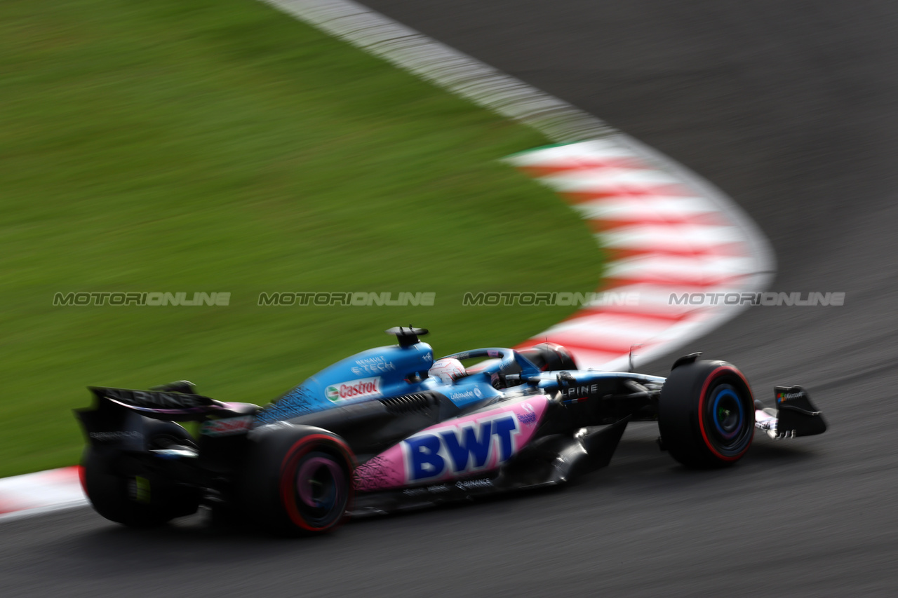 GP GIAPPONE, Esteban Ocon (FRA) Alpine F1 Team A523.

23.09.2023. Formula 1 World Championship, Rd 17, Japanese Grand Prix, Suzuka, Japan, Qualifiche Day.

 - www.xpbimages.com, EMail: requests@xpbimages.com © Copyright: Coates / XPB Images