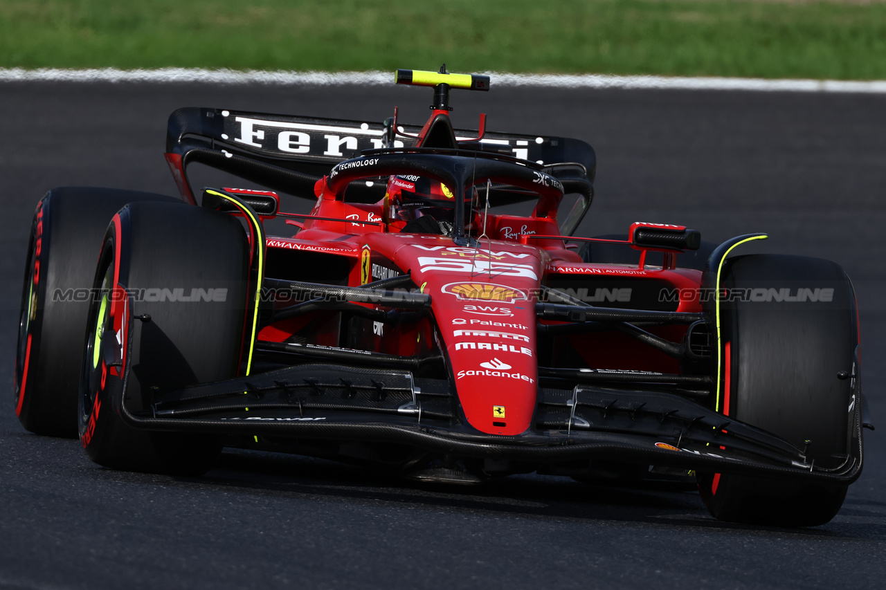 GP GIAPPONE, Carlos Sainz Jr (ESP) Ferrari SF-23.

23.09.2023. Formula 1 World Championship, Rd 17, Japanese Grand Prix, Suzuka, Japan, Qualifiche Day.

 - www.xpbimages.com, EMail: requests@xpbimages.com © Copyright: Coates / XPB Images