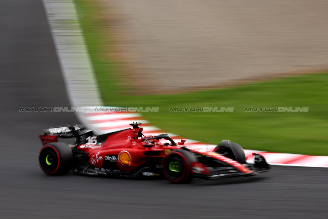 GP GIAPPONE, Charles Leclerc (MON) Ferrari SF-23.

23.09.2023. Formula 1 World Championship, Rd 17, Japanese Grand Prix, Suzuka, Japan, Qualifiche Day.

 - www.xpbimages.com, EMail: requests@xpbimages.com © Copyright: Coates / XPB Images
