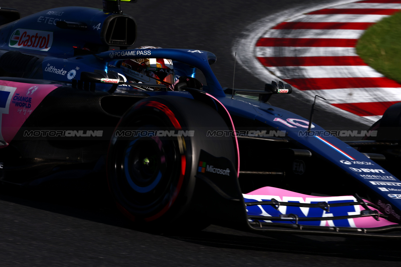 GP GIAPPONE, Pierre Gasly (FRA) Alpine F1 Team A523.

23.09.2023. Formula 1 World Championship, Rd 17, Japanese Grand Prix, Suzuka, Japan, Qualifiche Day.

 - www.xpbimages.com, EMail: requests@xpbimages.com © Copyright: Coates / XPB Images