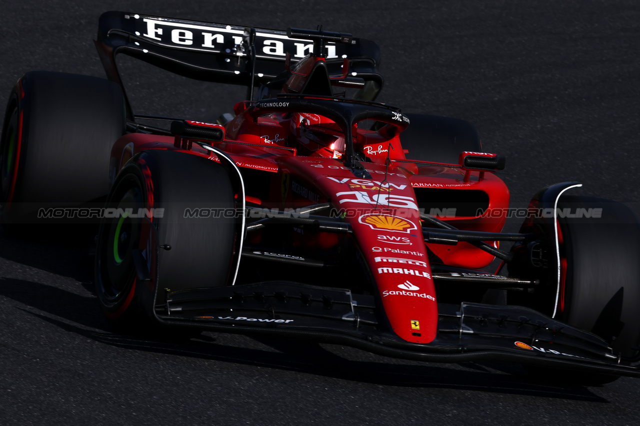 GP GIAPPONE, Charles Leclerc (MON) Ferrari SF-23.

23.09.2023. Formula 1 World Championship, Rd 17, Japanese Grand Prix, Suzuka, Japan, Qualifiche Day.

 - www.xpbimages.com, EMail: requests@xpbimages.com © Copyright: Coates / XPB Images