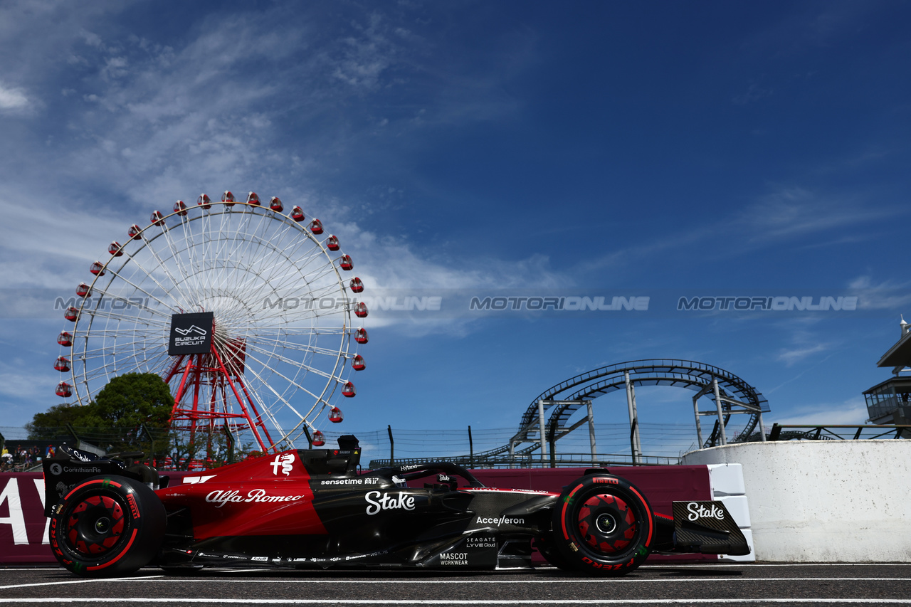 GP GIAPPONE, Valtteri Bottas (FIN) Alfa Romeo F1 Team C43.

23.09.2023. Formula 1 World Championship, Rd 17, Japanese Grand Prix, Suzuka, Japan, Qualifiche Day.

- www.xpbimages.com, EMail: requests@xpbimages.com © Copyright: Batchelor / XPB Images