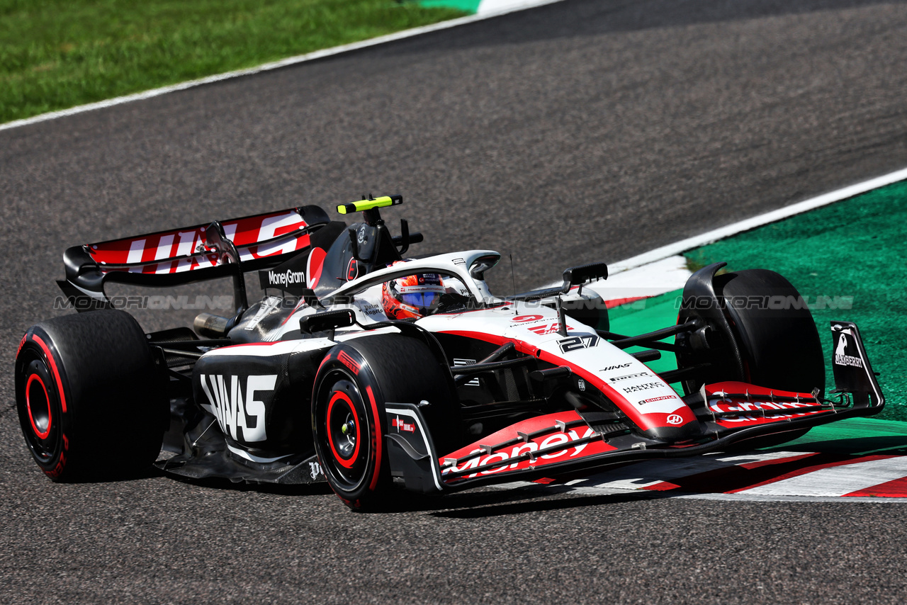 GP GIAPPONE, Nico Hulkenberg (GER) Haas VF-23.

23.09.2023. Formula 1 World Championship, Rd 17, Japanese Grand Prix, Suzuka, Japan, Qualifiche Day.

- www.xpbimages.com, EMail: requests@xpbimages.com © Copyright: Moy / XPB Images