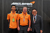 GP GIAPPONE, (L to R): Ryo Hirakawa (JPN) McLaren Reserve Driver with Zak Brown (USA) McLaren Executive Director e Akio Toyoda (JPN) President Toyota Motor Corporation.
23.09.2023. Formula 1 World Championship, Rd 17, Japanese Grand Prix, Suzuka, Japan, Qualifiche Day.
- www.xpbimages.com, EMail: requests@xpbimages.com © Copyright: Moy / XPB Images