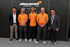 GP GIAPPONE, (L to R): Kazuki Nakajima (JPN); Andrea Stella (ITA) McLaren Team Principal; Ryo Hirakawa (JPN) McLaren Reserve Driver; Zak Brown (USA) McLaren Executive Director; Akio Toyoda (JPN) President Toyota Motor Corporation.
23.09.2023. Formula 1 World Championship, Rd 17, Japanese Grand Prix, Suzuka, Japan, Qualifiche Day.
- www.xpbimages.com, EMail: requests@xpbimages.com © Copyright: Moy / XPB Images