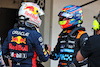 GP GIAPPONE, (L to R): Pole sitter Max Verstappen (NLD) Red Bull Racing in qualifying parc ferme with second placed Lando Norris (GBR) McLaren.
23.09.2023. Formula 1 World Championship, Rd 17, Japanese Grand Prix, Suzuka, Japan, Qualifiche Day.
- www.xpbimages.com, EMail: requests@xpbimages.com © Copyright: Moy / XPB Images