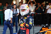 GP GIAPPONE, Max Verstappen (NLD) Red Bull Racing celebrates his pole position in qualifying parc ferme.
23.09.2023. Formula 1 World Championship, Rd 17, Japanese Grand Prix, Suzuka, Japan, Qualifiche Day.
- www.xpbimages.com, EMail: requests@xpbimages.com © Copyright: Batchelor / XPB Images