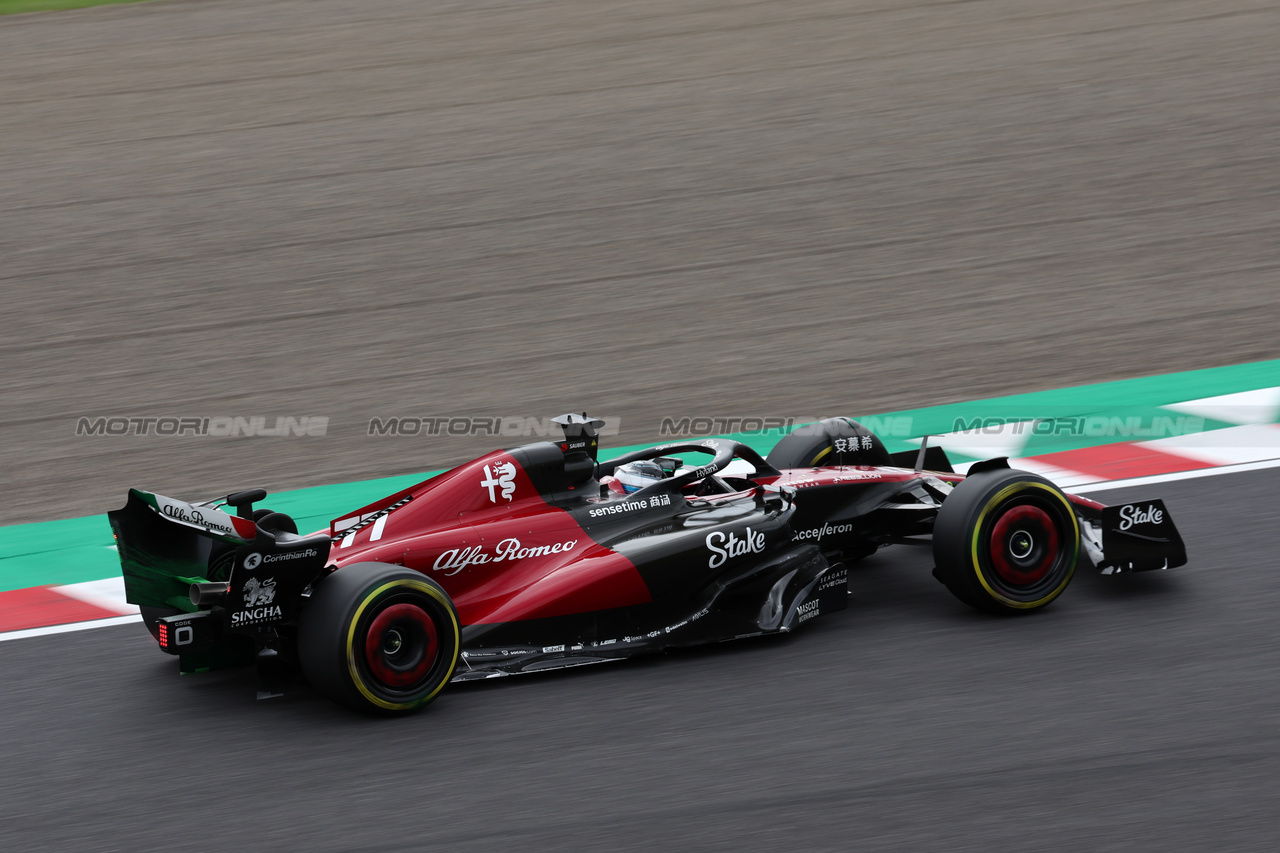 GP GIAPPONE, Valtteri Bottas (FIN) Alfa Romeo F1 Team C43.

22.09.2023. Formula 1 World Championship, Rd 17, Japanese Grand Prix, Suzuka, Japan, Practice Day.

- www.xpbimages.com, EMail: requests@xpbimages.com © Copyright: Moy / XPB Images