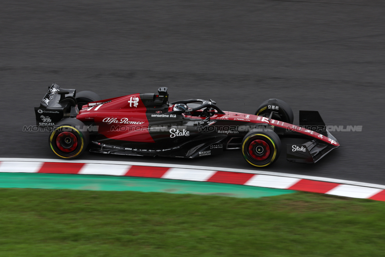 GP GIAPPONE, Valtteri Bottas (FIN) Alfa Romeo F1 Team C43.

22.09.2023. Formula 1 World Championship, Rd 17, Japanese Grand Prix, Suzuka, Japan, Practice Day.

- www.xpbimages.com, EMail: requests@xpbimages.com © Copyright: Moy / XPB Images