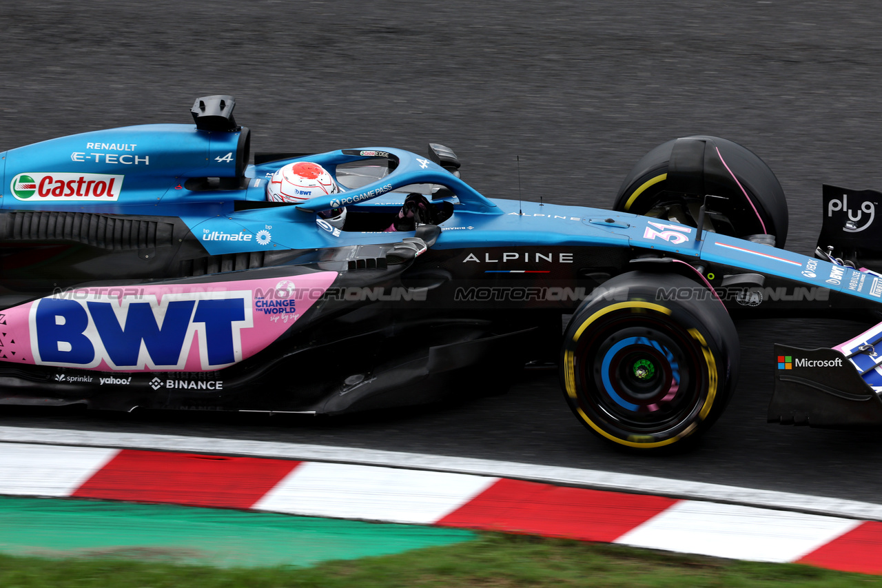GP GIAPPONE, Esteban Ocon (FRA) Alpine F1 Team A523.

22.09.2023. Formula 1 World Championship, Rd 17, Japanese Grand Prix, Suzuka, Japan, Practice Day.

- www.xpbimages.com, EMail: requests@xpbimages.com © Copyright: Moy / XPB Images