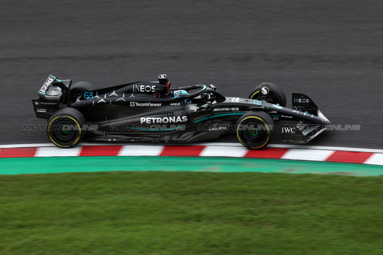 GP GIAPPONE, George Russell (GBR) Mercedes AMG F1 W14.

22.09.2023. Formula 1 World Championship, Rd 17, Japanese Grand Prix, Suzuka, Japan, Practice Day.

- www.xpbimages.com, EMail: requests@xpbimages.com © Copyright: Moy / XPB Images