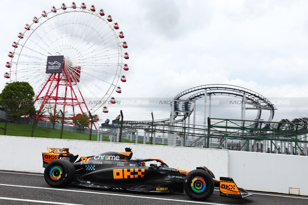 GP GIAPPONE, Oscar Piastri (AUS) McLaren MCL60.

22.09.2023. Formula 1 World Championship, Rd 17, Japanese Grand Prix, Suzuka, Japan, Practice Day.

- www.xpbimages.com, EMail: requests@xpbimages.com © Copyright: Batchelor / XPB Images