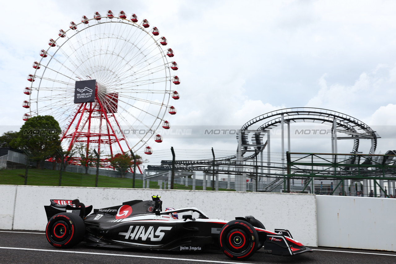 GP GIAPPONE, Kevin Magnussen (DEN) Haas VF-23.

22.09.2023. Formula 1 World Championship, Rd 17, Japanese Grand Prix, Suzuka, Japan, Practice Day.

- www.xpbimages.com, EMail: requests@xpbimages.com © Copyright: Batchelor / XPB Images