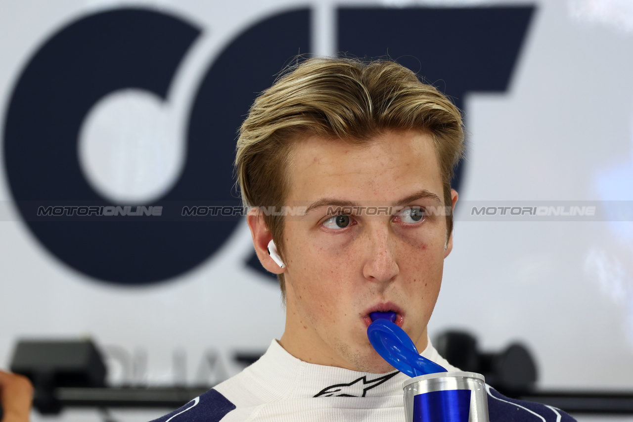 GP GIAPPONE, Liam Lawson (NZL) AlphaTauri.

22.09.2023. Formula 1 World Championship, Rd 17, Japanese Grand Prix, Suzuka, Japan, Practice Day.

 - www.xpbimages.com, EMail: requests@xpbimages.com © Copyright: Coates / XPB Images