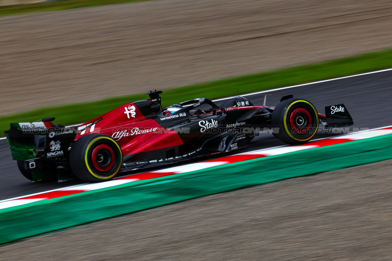 GP GIAPPONE, Valtteri Bottas (FIN), Alfa Romeo Racing 
22.09.2023. Formula 1 World Championship, Rd 17, Japanese Grand Prix, Suzuka, Japan, Practice Day.
- www.xpbimages.com, EMail: requests@xpbimages.com © Copyright: Charniaux / XPB Images