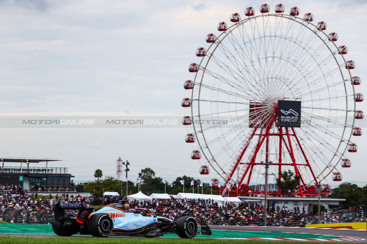 GP GIAPPONE, Alex Albon (THA), Williams F1 Team 
22.09.2023. Formula 1 World Championship, Rd 17, Japanese Grand Prix, Suzuka, Japan, Practice Day.
- www.xpbimages.com, EMail: requests@xpbimages.com © Copyright: Charniaux / XPB Images