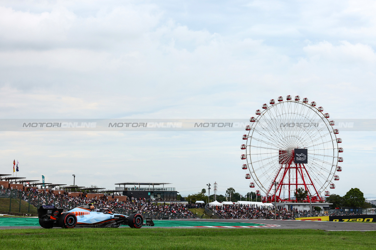 GP GIAPPONE, Logan Sargeant (USA), Williams F1 Team  
22.09.2023. Formula 1 World Championship, Rd 17, Japanese Grand Prix, Suzuka, Japan, Practice Day.
- www.xpbimages.com, EMail: requests@xpbimages.com © Copyright: Charniaux / XPB Images