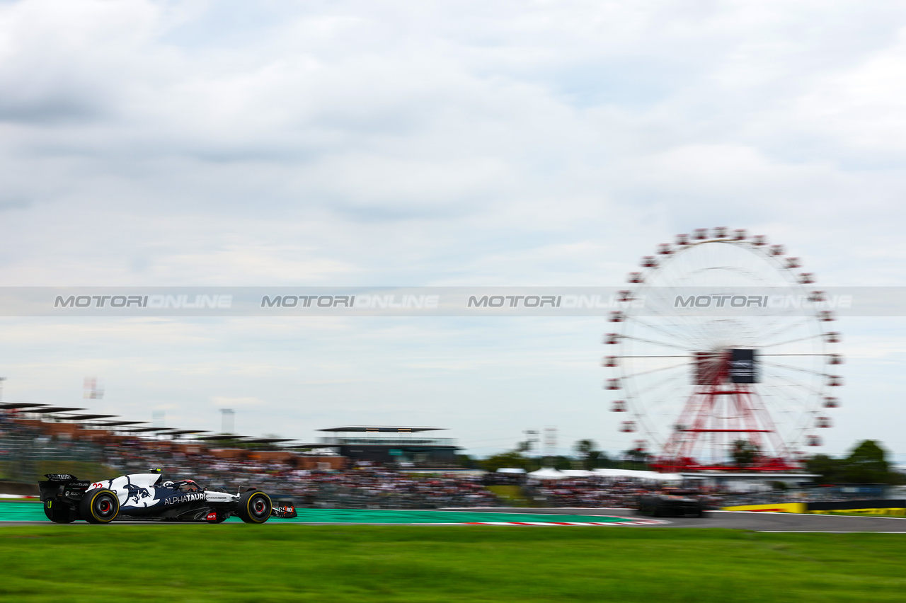GP GIAPPONE, Yuki Tsunoda (JPN), Scuderia Alpha Tauri 
22.09.2023. Formula 1 World Championship, Rd 17, Japanese Grand Prix, Suzuka, Japan, Practice Day.
- www.xpbimages.com, EMail: requests@xpbimages.com © Copyright: Charniaux / XPB Images