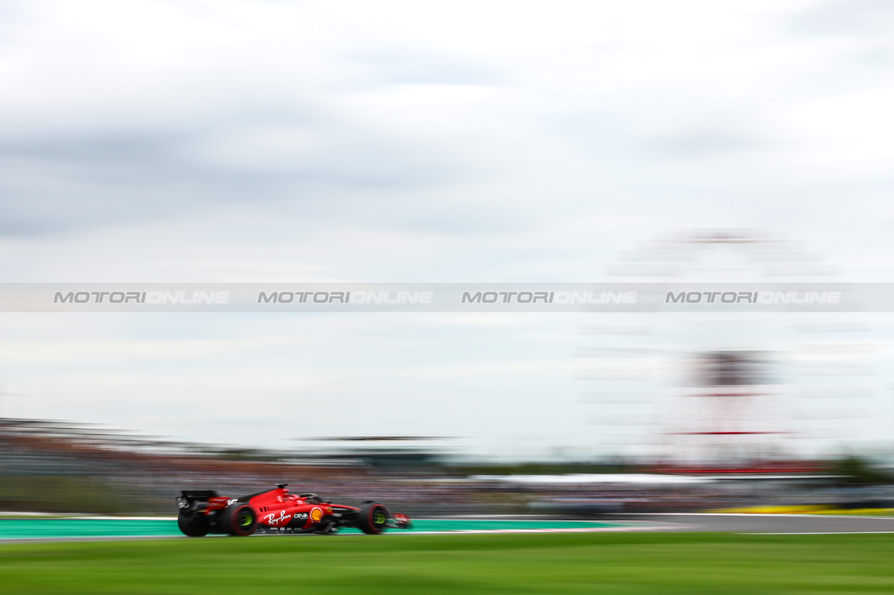 GP GIAPPONE, Charles Leclerc (FRA), Ferrari 
22.09.2023. Formula 1 World Championship, Rd 17, Japanese Grand Prix, Suzuka, Japan, Practice Day.
- www.xpbimages.com, EMail: requests@xpbimages.com © Copyright: Charniaux / XPB Images