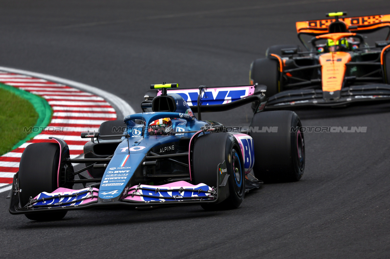GP GIAPPONE, Pierre Gasly (FRA), Alpine F1 Team 
22.09.2023. Formula 1 World Championship, Rd 17, Japanese Grand Prix, Suzuka, Japan, Practice Day.
- www.xpbimages.com, EMail: requests@xpbimages.com © Copyright: Charniaux / XPB Images