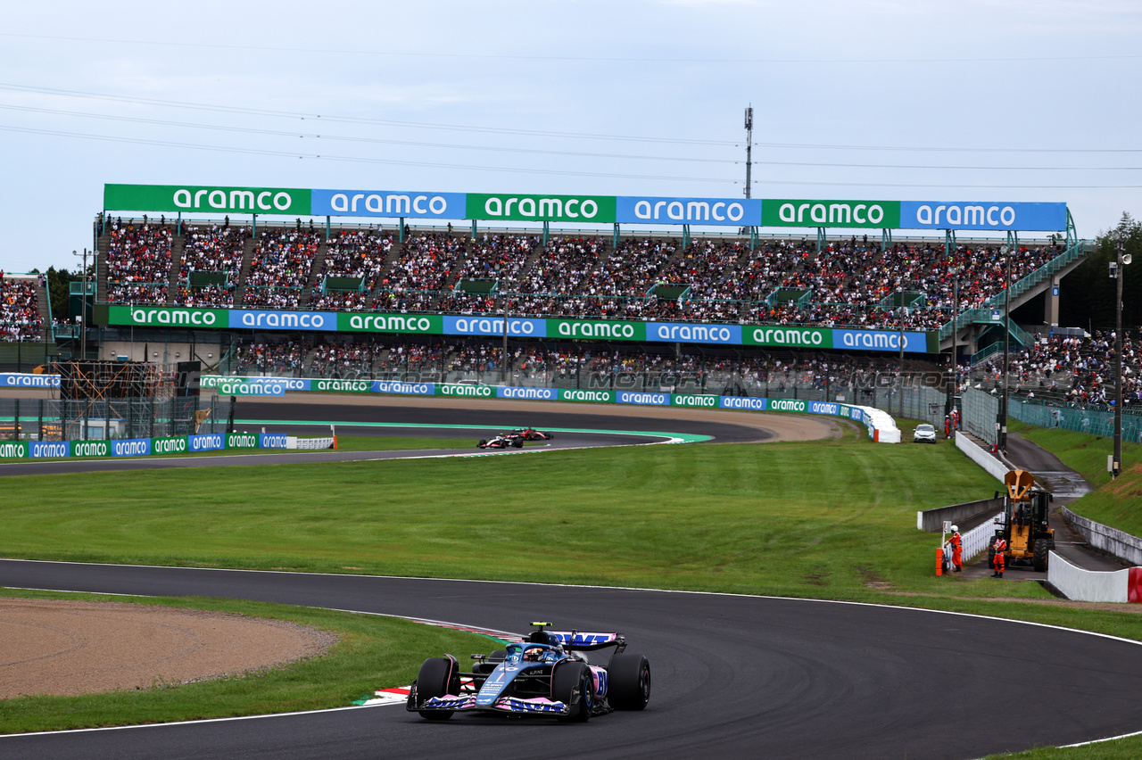 GP GIAPPONE, Pierre Gasly (FRA), Alpine F1 Team 
22.09.2023. Formula 1 World Championship, Rd 17, Japanese Grand Prix, Suzuka, Japan, Practice Day.
- www.xpbimages.com, EMail: requests@xpbimages.com © Copyright: Charniaux / XPB Images