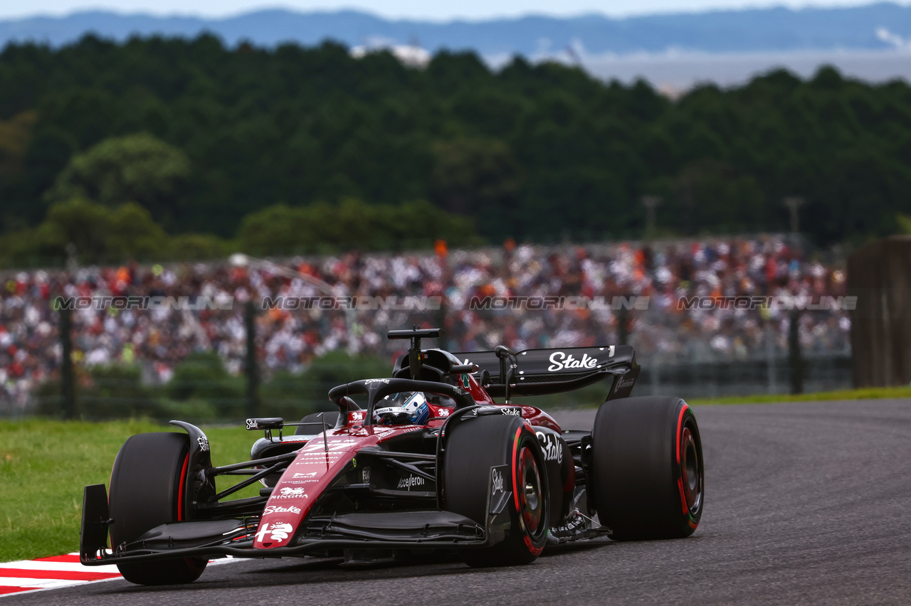 GP GIAPPONE, Valtteri Bottas (FIN), Alfa Romeo Racing 
22.09.2023. Formula 1 World Championship, Rd 17, Japanese Grand Prix, Suzuka, Japan, Practice Day.
- www.xpbimages.com, EMail: requests@xpbimages.com © Copyright: Charniaux / XPB Images