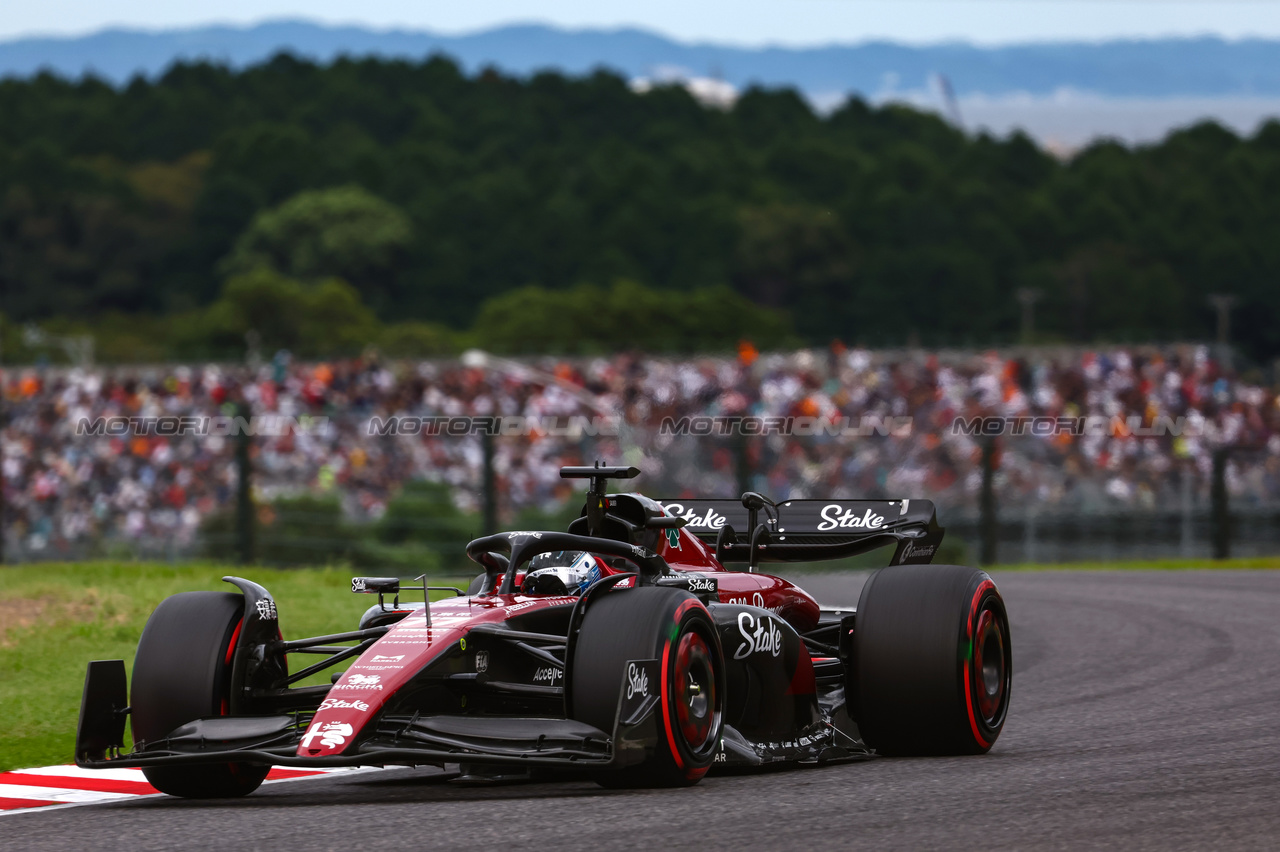 GP GIAPPONE, Valtteri Bottas (FIN), Alfa Romeo Racing 
22.09.2023. Formula 1 World Championship, Rd 17, Japanese Grand Prix, Suzuka, Japan, Practice Day.
- www.xpbimages.com, EMail: requests@xpbimages.com © Copyright: Charniaux / XPB Images