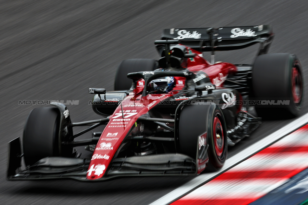 GP GIAPPONE, Valtteri Bottas (FIN) Alfa Romeo F1 Team C43.

22.09.2023. Formula 1 World Championship, Rd 17, Japanese Grand Prix, Suzuka, Japan, Practice Day.

 - www.xpbimages.com, EMail: requests@xpbimages.com © Copyright: Coates / XPB Images