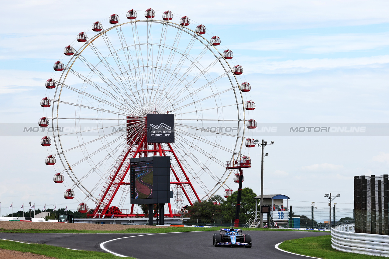 GP GIAPPONE, Pierre Gasly (FRA) Alpine F1 Team A523.

22.09.2023. Formula 1 World Championship, Rd 17, Japanese Grand Prix, Suzuka, Japan, Practice Day.

- www.xpbimages.com, EMail: requests@xpbimages.com © Copyright: Moy / XPB Images