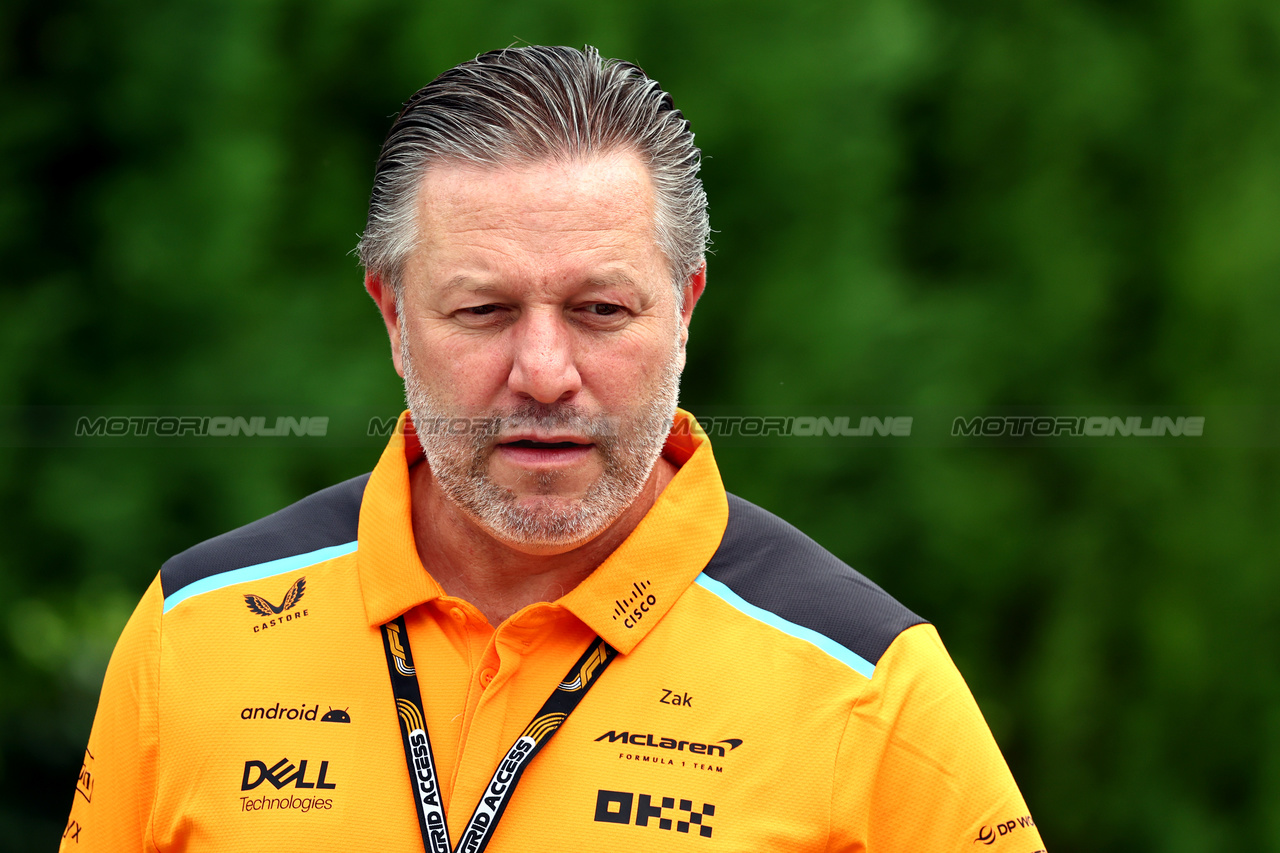 GP GIAPPONE, Zak Brown (USA) McLaren Executive Director.

22.09.2023. Formula 1 World Championship, Rd 17, Japanese Grand Prix, Suzuka, Japan, Practice Day.

- www.xpbimages.com, EMail: requests@xpbimages.com © Copyright: Batchelor / XPB Images