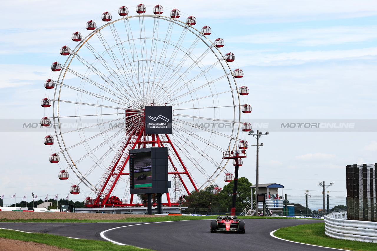 GP GIAPPONE, Carlos Sainz Jr (ESP) Ferrari SF-23.

22.09.2023. Formula 1 World Championship, Rd 17, Japanese Grand Prix, Suzuka, Japan, Practice Day.

- www.xpbimages.com, EMail: requests@xpbimages.com © Copyright: Moy / XPB Images