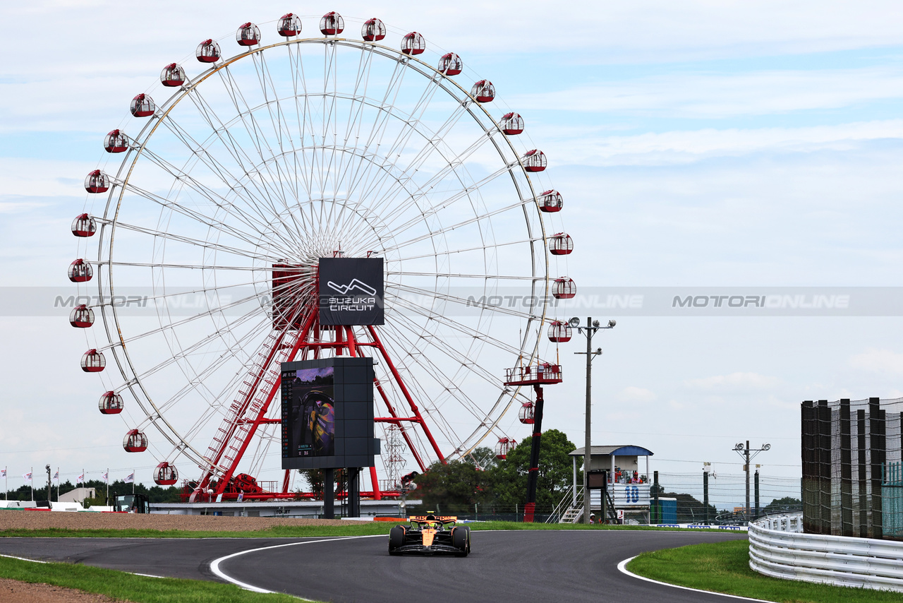GP GIAPPONE, Lando Norris (GBR) McLaren MCL60.

22.09.2023. Formula 1 World Championship, Rd 17, Japanese Grand Prix, Suzuka, Japan, Practice Day.

- www.xpbimages.com, EMail: requests@xpbimages.com © Copyright: Moy / XPB Images