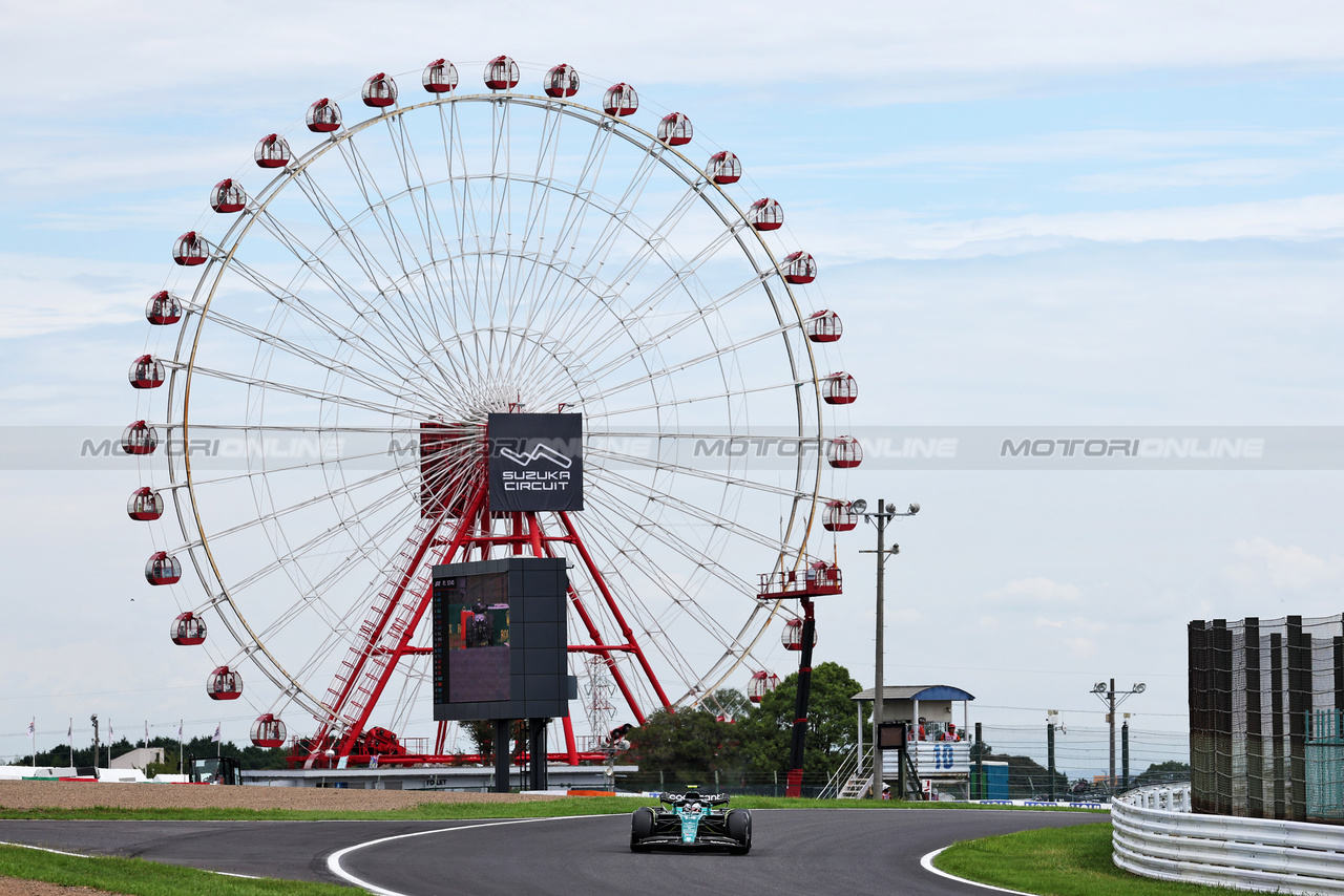 GP GIAPPONE, Fernando Alonso (ESP) Aston Martin F1 Team AMR23.

22.09.2023. Formula 1 World Championship, Rd 17, Japanese Grand Prix, Suzuka, Japan, Practice Day.

- www.xpbimages.com, EMail: requests@xpbimages.com © Copyright: Moy / XPB Images