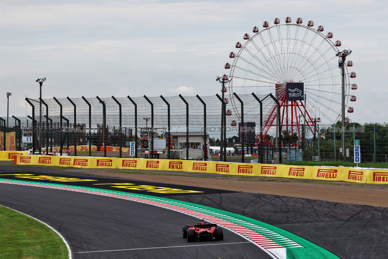 GP GIAPPONE, Charles Leclerc (MON) Ferrari SF-23.

22.09.2023. Formula 1 World Championship, Rd 17, Japanese Grand Prix, Suzuka, Japan, Practice Day.

- www.xpbimages.com, EMail: requests@xpbimages.com © Copyright: Moy / XPB Images
