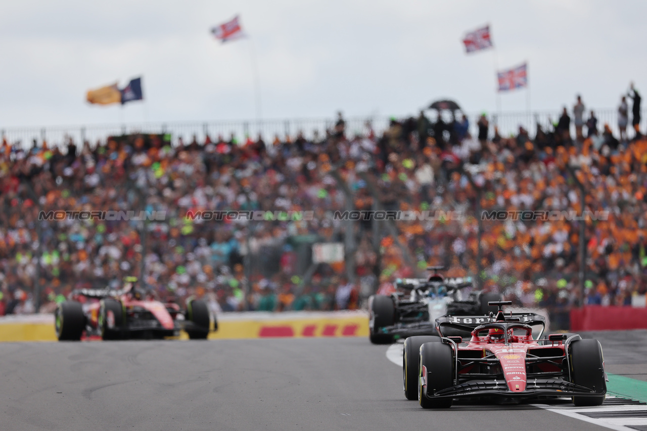 GP GRAN BRETAGNA, Charles Leclerc (MON) Ferrari SF-23.

09.07.2023. Formula 1 World Championship, Rd 11, British Grand Prix, Silverstone, England, Gara Day.

 - www.xpbimages.com, EMail: requests@xpbimages.com © Copyright: Rew / XPB Images