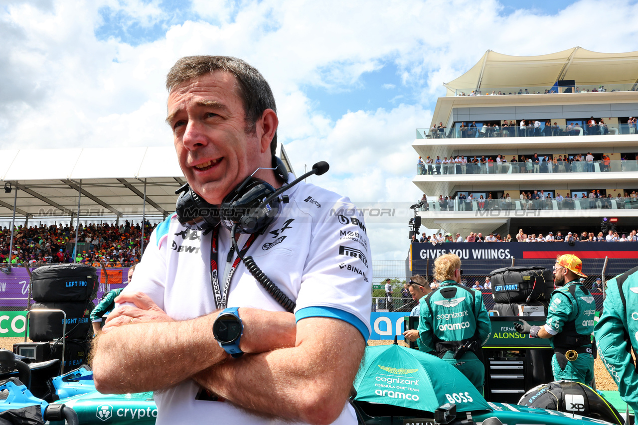 GP GRAN BRETAGNA, Bruno Famin (FRA) Alpine F1 Team Executive Director on the grid.

09.07.2023. Formula 1 World Championship, Rd 11, British Grand Prix, Silverstone, England, Gara Day.

- www.xpbimages.com, EMail: requests@xpbimages.com © Copyright: Batchelor / XPB Images